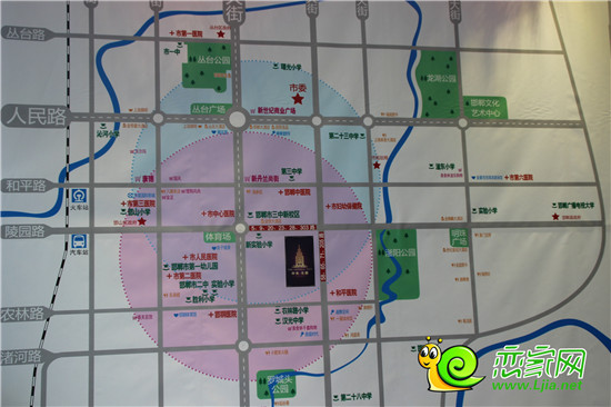 中央名都區(qū)位圖