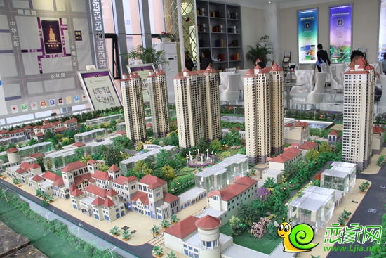 中央名都沙盤效果圖