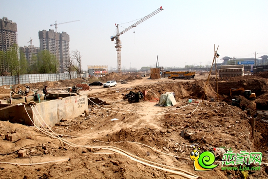 3月22日美的城施工實(shí)景圖