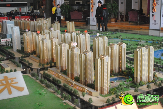 趙都新城沙盤效果圖
