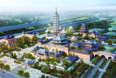 大報恩寺重建項目規(guī)劃效果圖