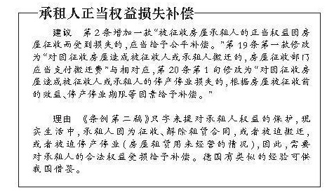 承租人正當(dāng)權(quán)益損失補(bǔ)償