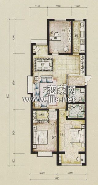豐通國際150㎡戶型圖