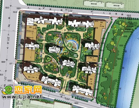叢臺花園區(qū)位圖