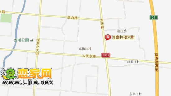 拉德芳斯區(qū)位圖