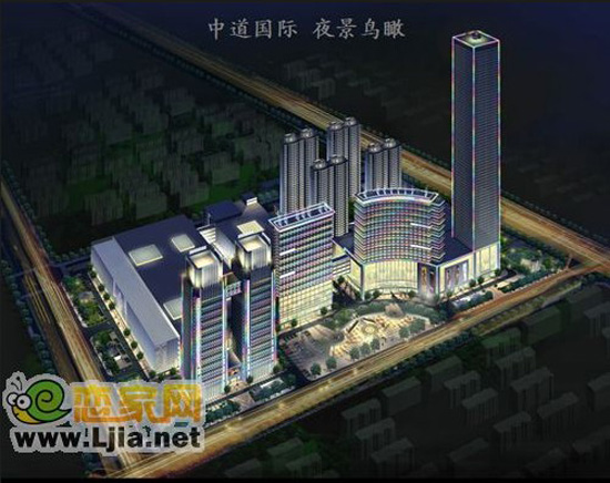 中道國際項(xiàng)目鳥瞰圖