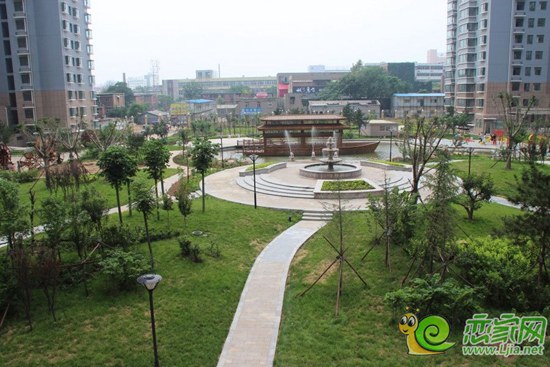 鴻基花苑園林景觀實景