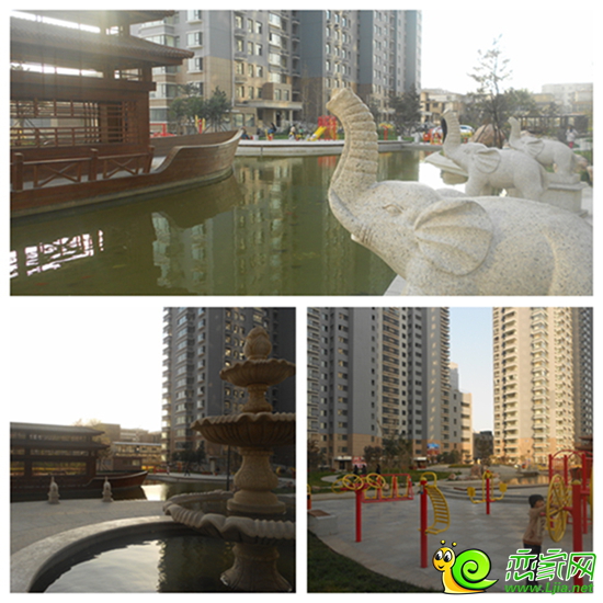 鴻基花苑園林景觀實景