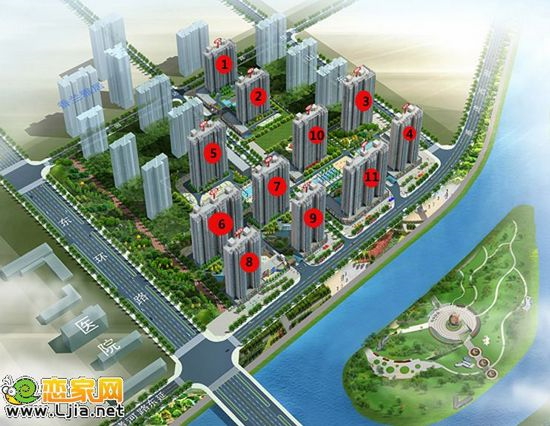 宏達(dá)·圣水湖畔項(xiàng)目鳥瞰圖
