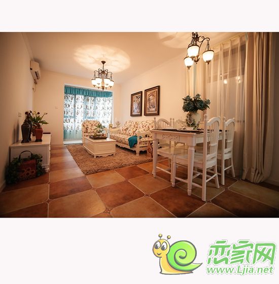 簡歐風(fēng)格樣板間實(shí)景
