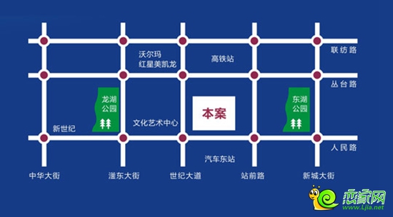 漢成華都區(qū)位圖