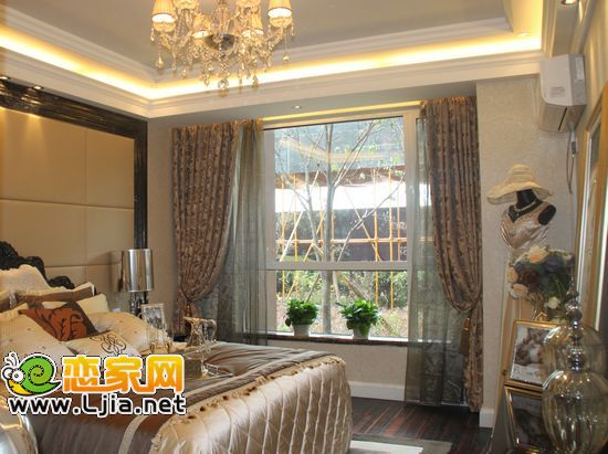 美的城139㎡推薦戶型主臥樣板間