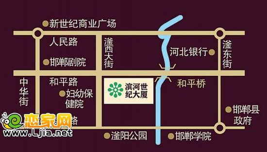 濱河世紀(jì)大廈區(qū)位圖