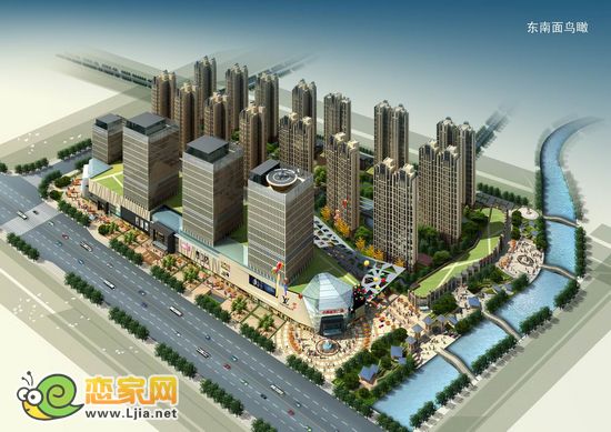 中輝城市廣場(chǎng)東南面鳥瞰