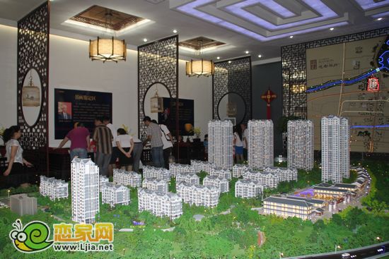 趙都華府沙盤 多層、小高層、高層 錯落有致