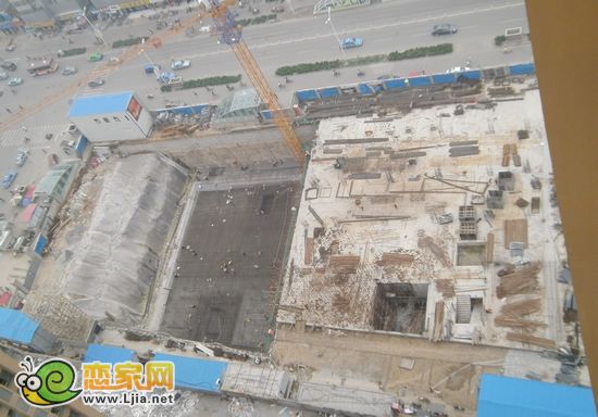 趙都華潤大廈工地現(xiàn)場