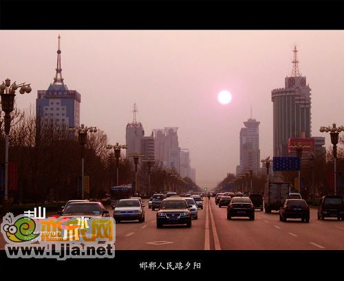 人民路夕陽