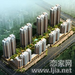城市西景效果圖