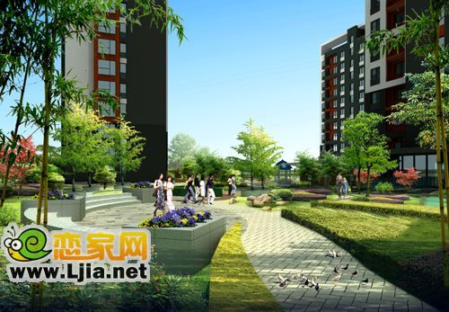 安聯(lián)水晶坊景觀效果圖