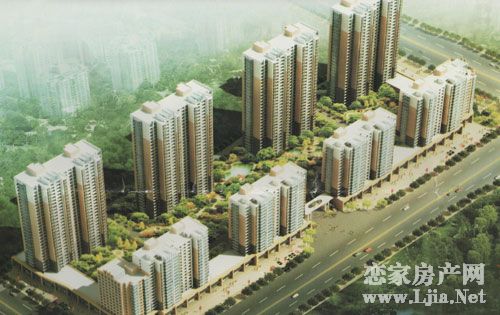 城市西景效果圖