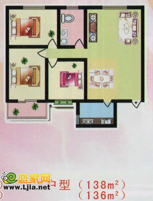 陽(yáng)光公寓戶型圖