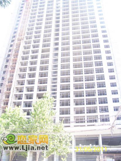康橋國際樓體施工圖實拍