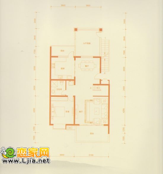 趙都華府B6戶型躍下戶型