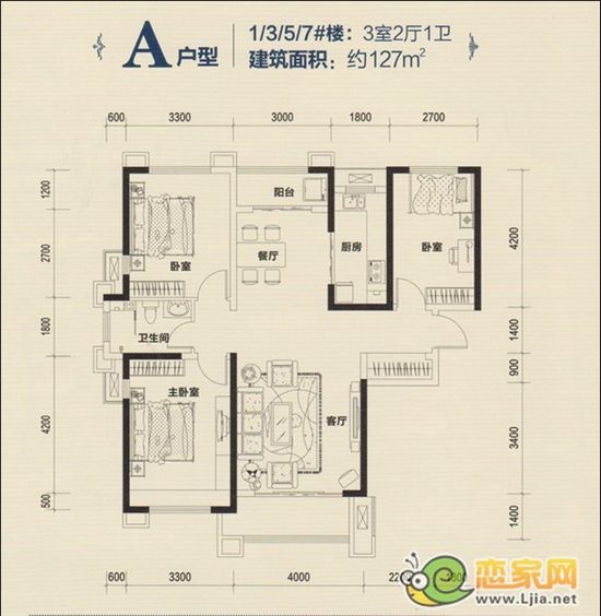 美的城戶型圖
