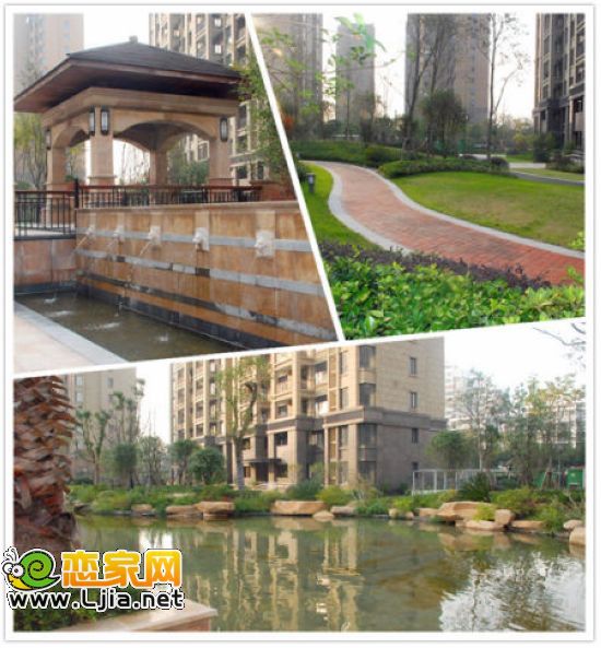 圍合式景觀效果圖