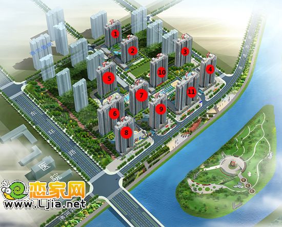 圣水湖畔效果圖