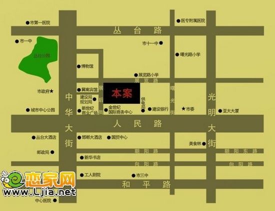 金世紀(jì)八佰匯商業(yè)廣場(chǎng)區(qū)位圖