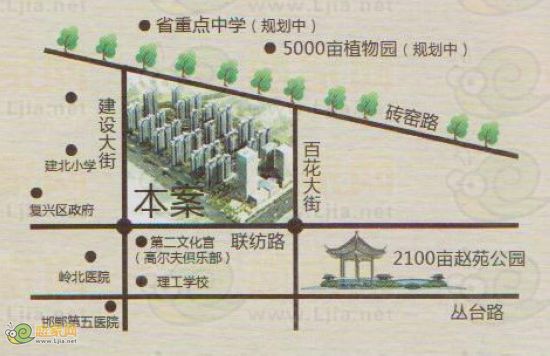 錦繡江南區(qū)位圖