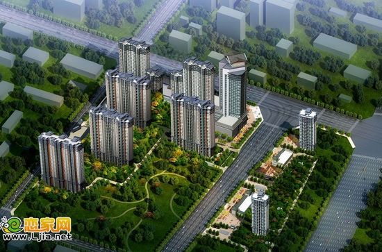 現(xiàn)代奧城效果圖