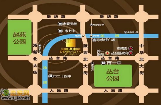 金恒基·鹿城國際區(qū)位圖