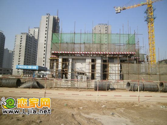 趙都華府17#樓工地實景