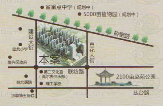錦繡江南區(qū)位圖