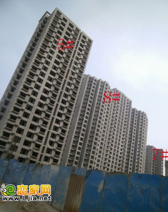 心海假日5#7#8#樓工地實(shí)景