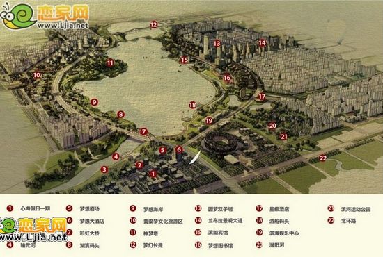 夢(mèng)湖規(guī)劃圖