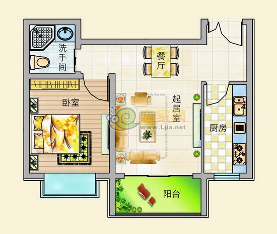 D1 建筑面積約為：56.81㎡