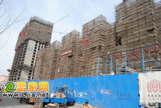 百家新城1#、3#樓工地實(shí)景
