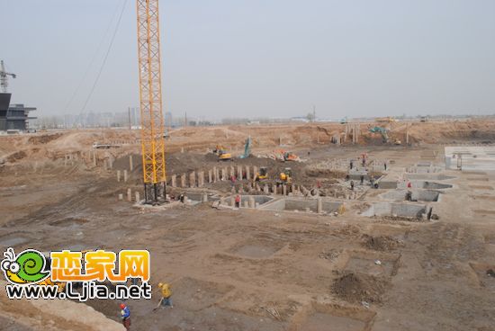 錦河灣工地實(shí)景