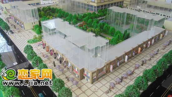 陽(yáng)光天階住宅沿街底商沙盤圖