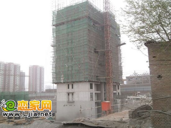 金色漫城5#樓工地實景