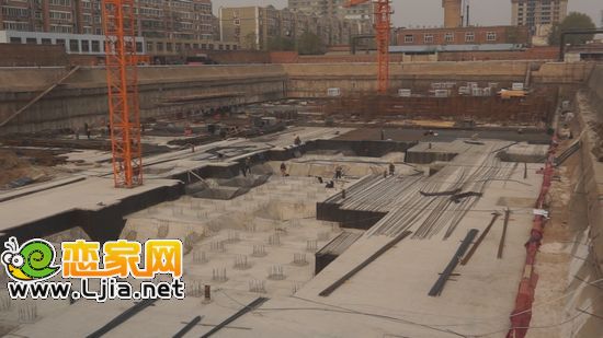 盛世鑫苑工地實(shí)景（2013.04.18）