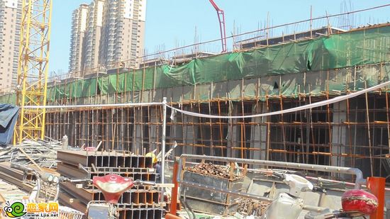 寶利大廈住宅工地實景