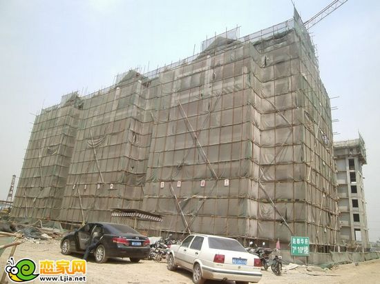 趙都華府10#樓工地實(shí)景