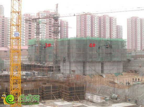 金色漫城3#、4#樓工地實景
