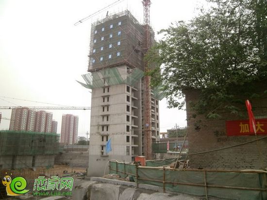 金色漫城5#樓工地實景