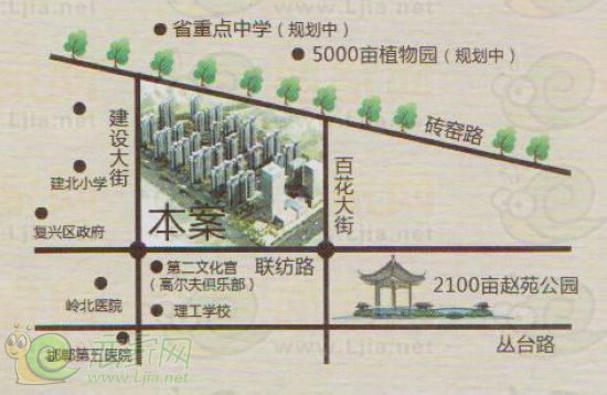 錦繡江南區(qū)位圖