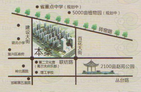 錦繡江南區(qū)位圖